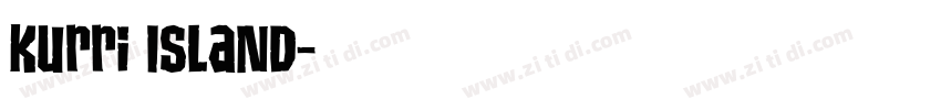 Kurri Island字体转换
